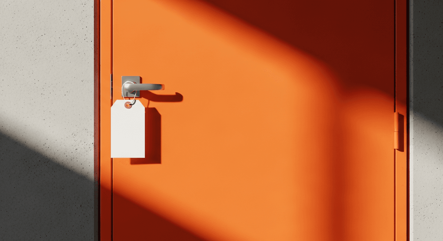 Panneau tarifaire garde-meuble avec différentes surfaces de box